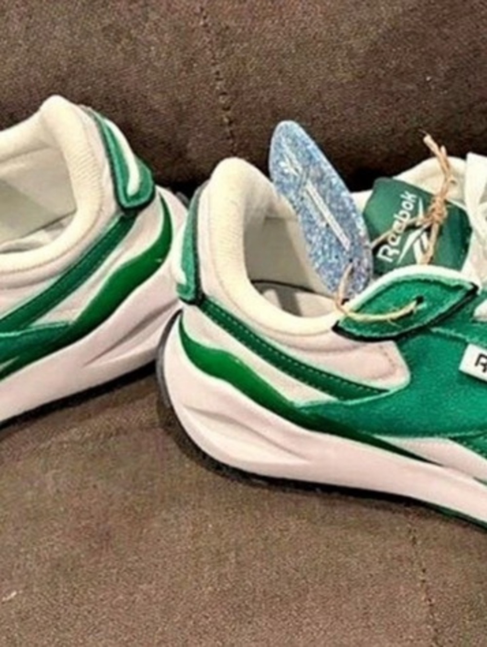 Reebok Classic Leather Legacy AZ Green & White Sneakers Size 8.5 NWT